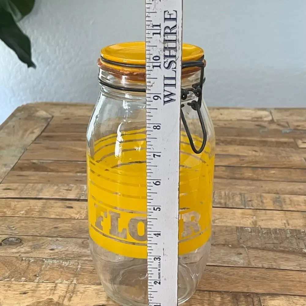 Glass Flour Canister 10